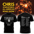 Chris Stapleton 2026 All American Road Show T-Shirt Chris Stapleton Merch Present Ideas - Merchluma