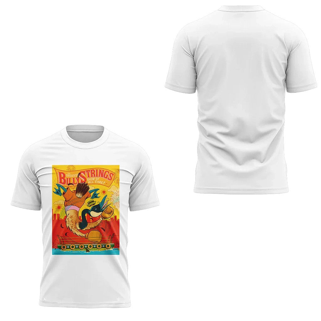 Billy Strings Tour 2026 T-Shirt Billy Strings Merch White Music Lovers Gifts - Merchluma