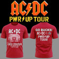 ACDC x Ohio State Buckeyes Merch ACDC Power Up Tour 2026 At Ohio Stadium T-Shirt Go Bucks Shirt - Merchluma
