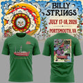 Billy Strings Tour 2026 Portsmouth T-Shirt Billy Strings Merch Green Brother Gifts - Merchluma