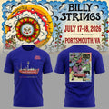 Billy Strings Tour 2026 Portsmouth T-Shirt Billy Strings Merch Royal Music Lovers Gifts - Merchluma