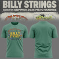 Billy Strings Tour 2026 Shirt Billy Strings Austin Summer 2026 Merchandise Green Fan Gifts - Merchluma
