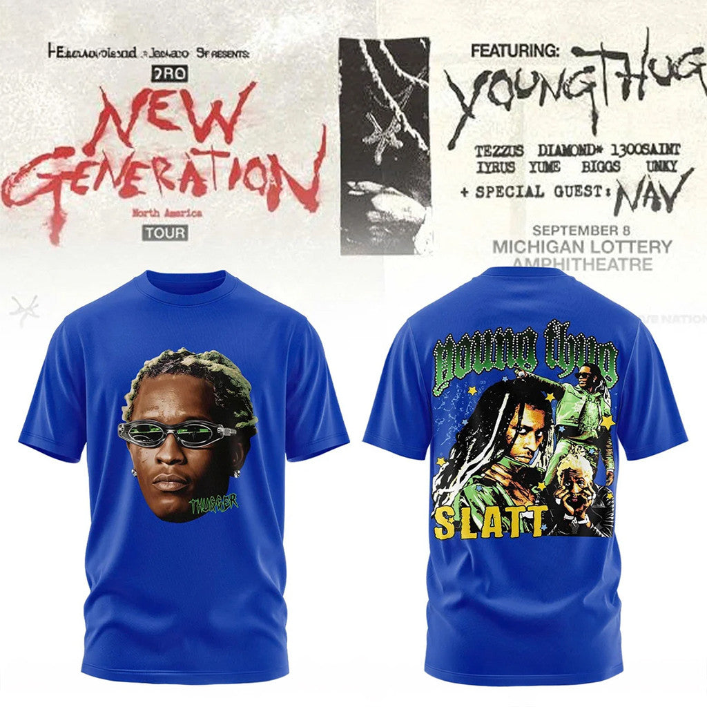 Young Thug The New Generation Tour T-Shirt Young Thug Merch Birthday Gift For Men - Merchluma