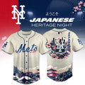 New York Mets x Japanese Heritage Night 2026 Baseball Jersey NY Mets Merch Gifts For Him - Merchluma