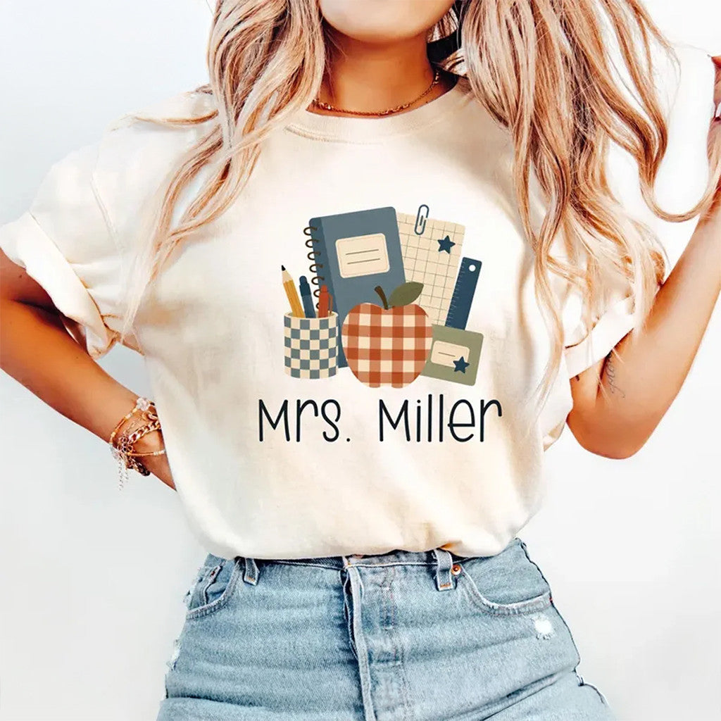 Personalized Teacher T-Shirt First Day Of School Shirt Gift Ideas For Teachers - Merchluma
