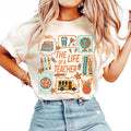 The Life Of A Teacher T-Shirt Teaching Showgirl Tee Back To School Shirt Teachers Gifts - Merchluma