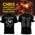 Chris Stapleton 2026 All American Road Show T-Shirt Chris Stapleton Merch Gifts - Merchluma