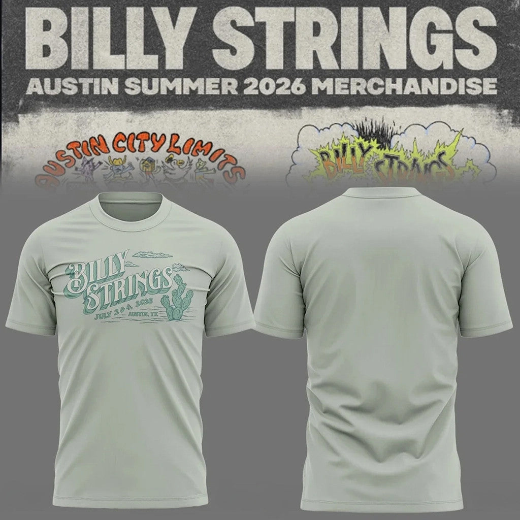 Billy Strings Tour 2026 Shirt Billy Strings Austin Summer 2026 Merchandise BFF Gifts - Merchluma