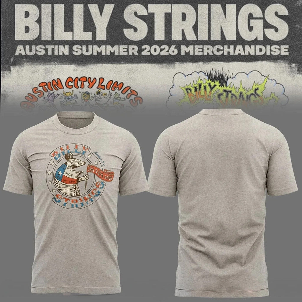 Billy Strings Tour 2026 Shirt Billy Strings Austin Summer 2026 Merchandise Music Fan Gear - Merchluma