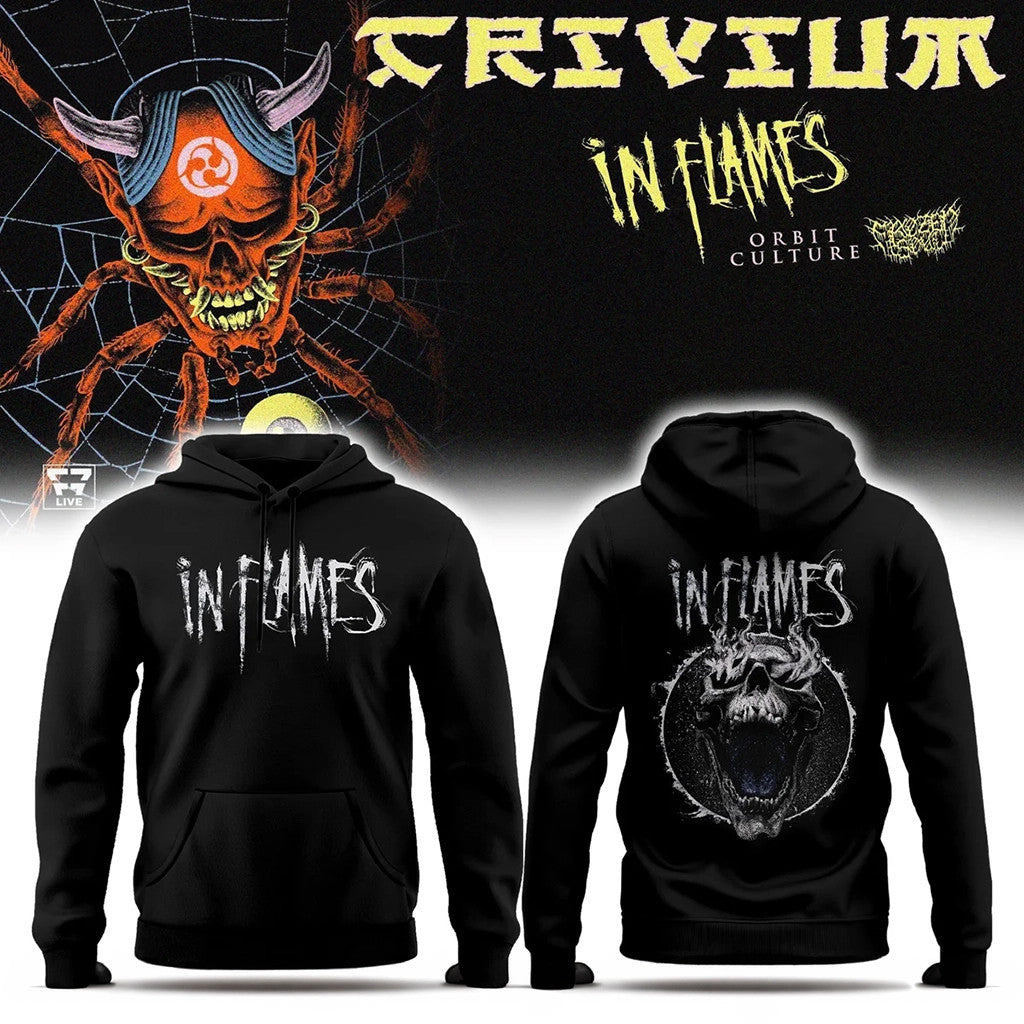 In Flames The Crown In The Grave Tour Shirt Trivium Merch Gifts For Music Fans - Merchluma