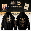New York Mets x Fourth Wing Night 2026 Hoodie Black NY Mets Merch Gifts For Baseball Fans - Merchluma