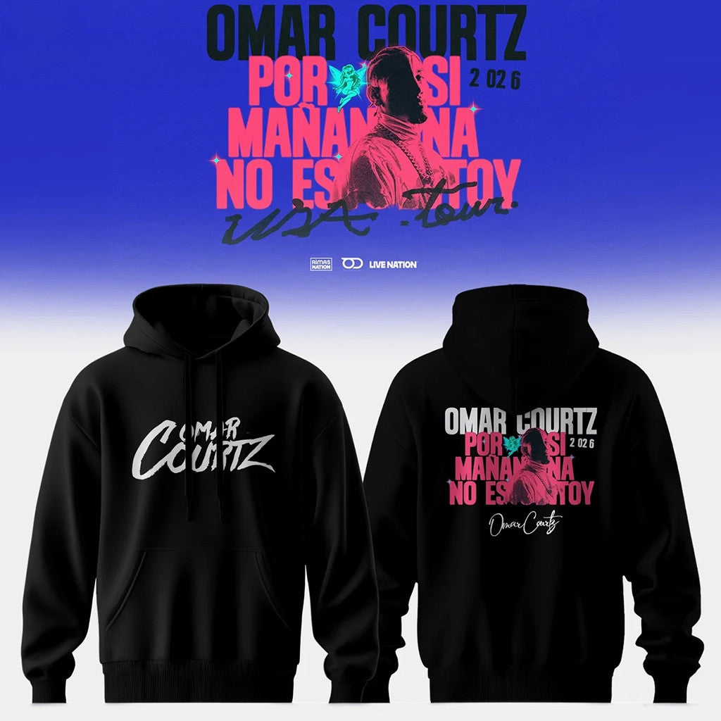 Omar Courtz Merch Por Si Manana No Estoy World Tour 2026 Hoodie Gifts For Fans - Merchluma