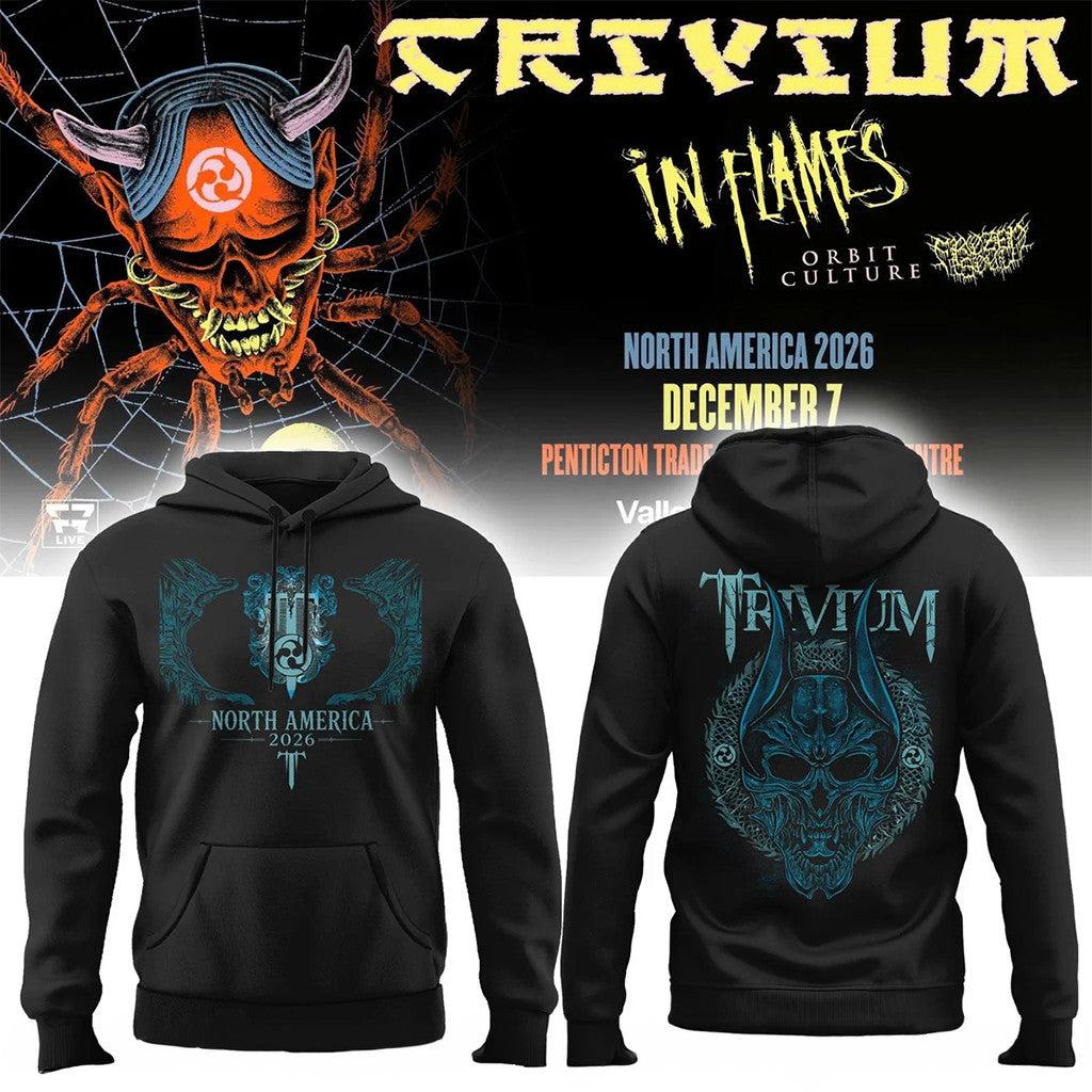 Trivium Crown In The Grave North America Tour 2026 Hoodie Trivium Merch Gifts For Men - Merchluma