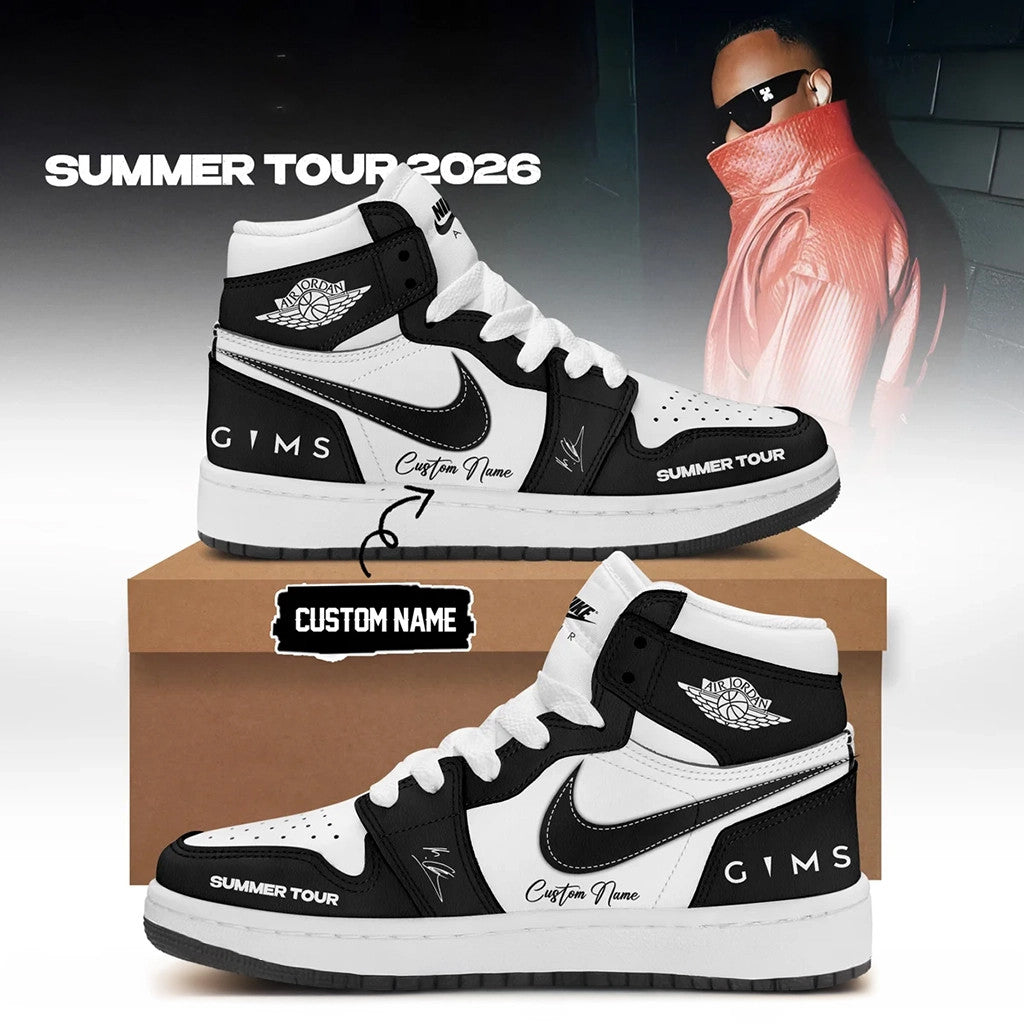 Custom GIMS Summer Tour 2026 Signature Sneakers GIMS Merch Gifts For Music Enthusiasts - Merchluma