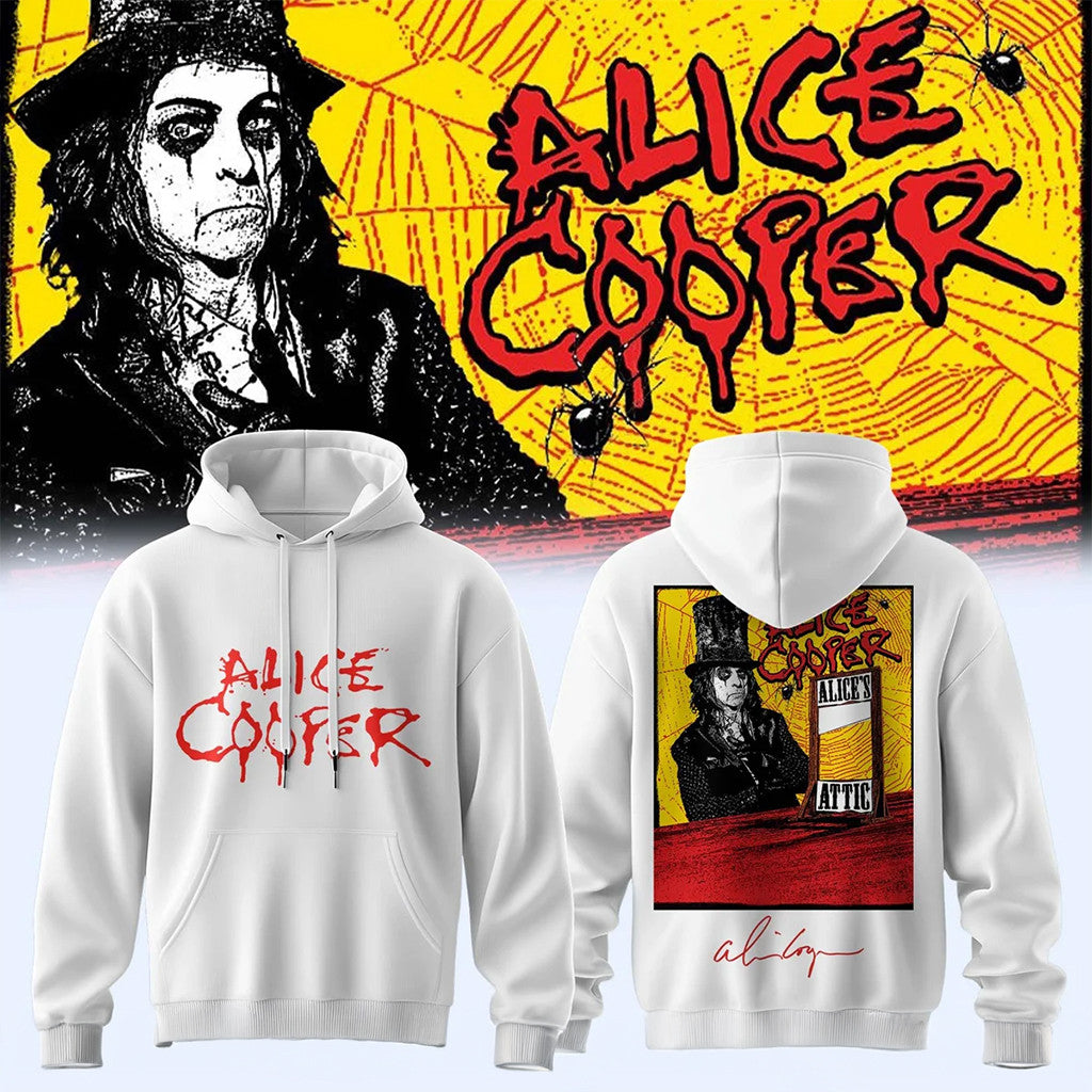 Alice Cooper Alice's Attic Tour 2026 Hoodie Alice Cooper Merch Birthday Gifts Ideas For Him - Merchluma