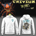 Trivium Merch In Flames The Crown In The Grave Tour Hoodie White Birthday Gift Ideas For Him - Merchluma