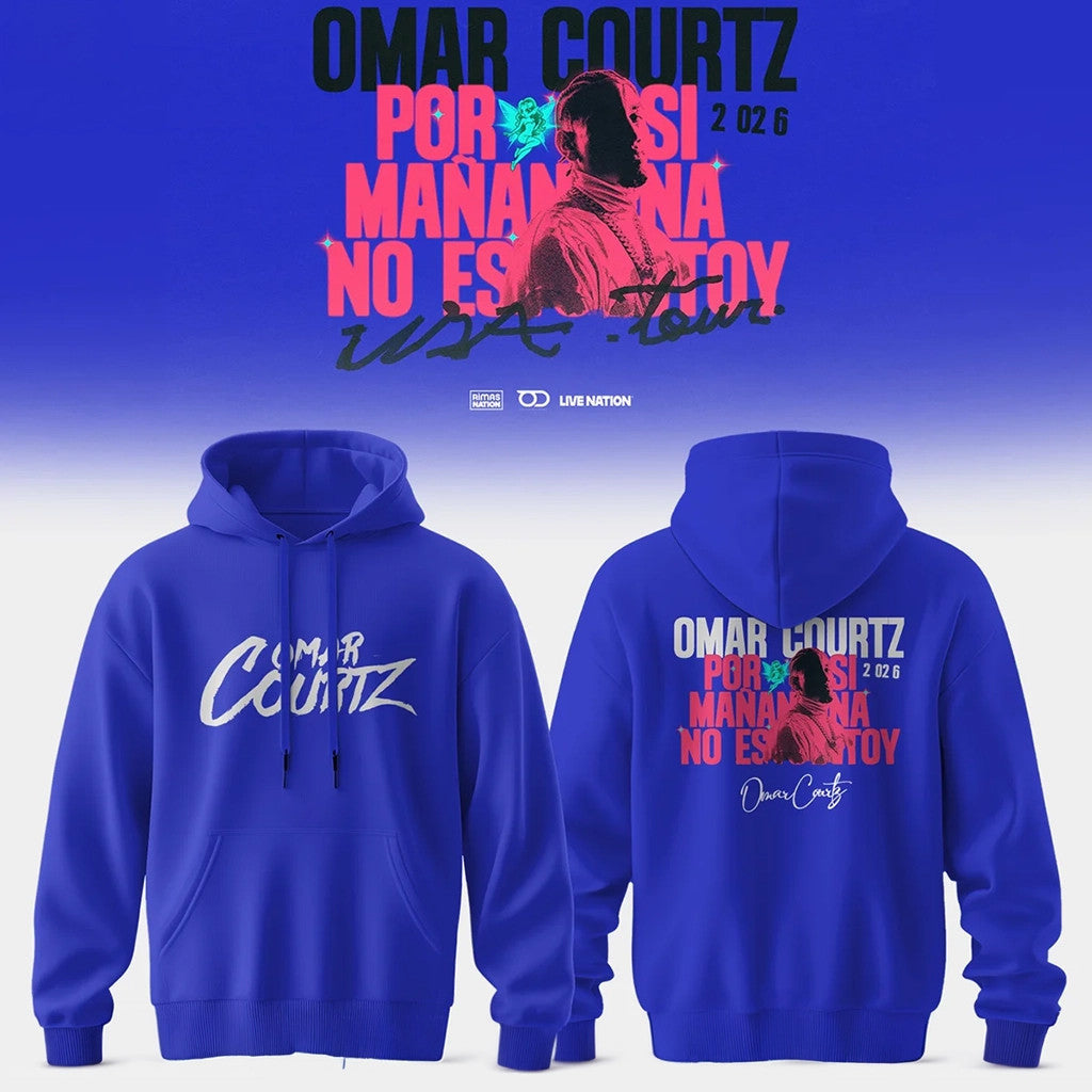 Omar Courtz Merch Por Si Manana No Estoy World Tour 2026 Hoodie Gifts For Fans - Merchluma