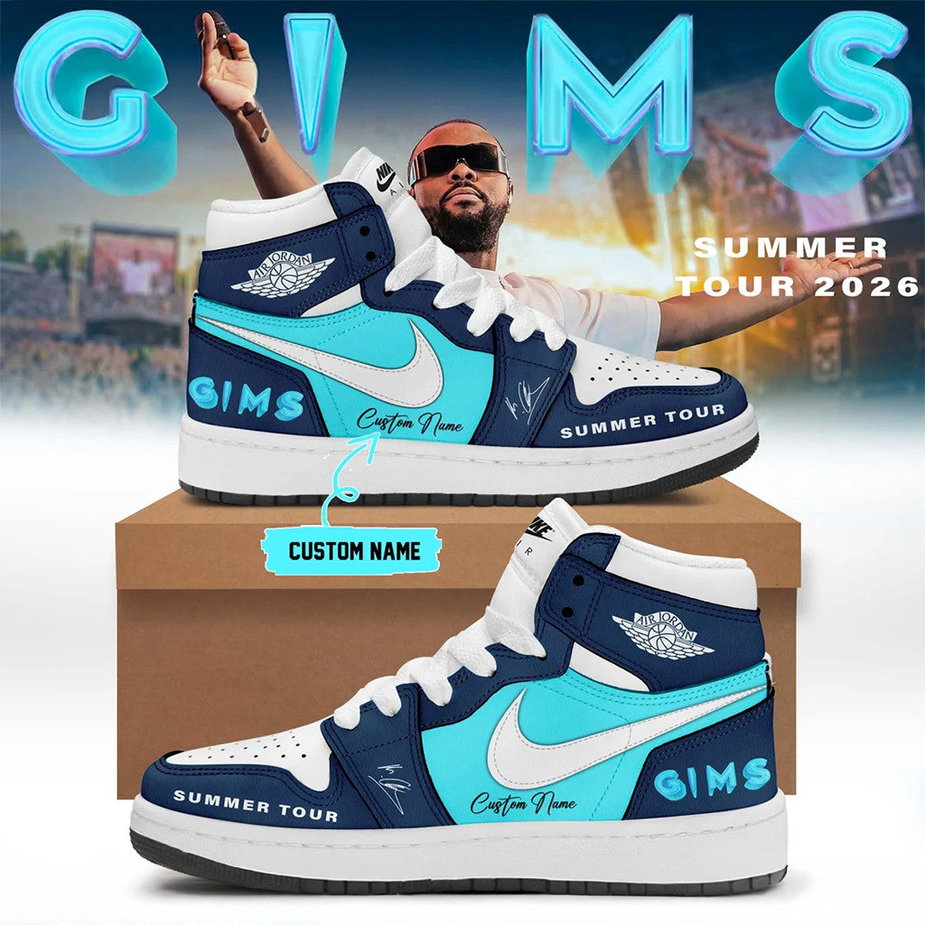 Personalized GIMS Summer Tour 2026 Signature Sneakers GIMS Merch Music Lover Gifts For Dudes - Merchluma