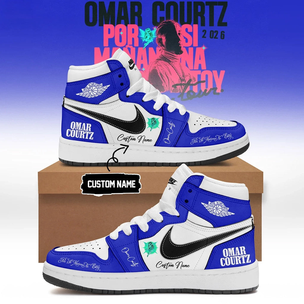 Personalized Omar Courtz Merch Por Si Manana No Estoy World Tour 2026 Shoes Gifts For Fans - Merchluma