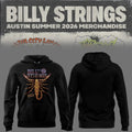 Billy Strings Tour 2026 Hoodie Black Billy Strings Austin Summer 2026 Merch Fans Gifts - Merchluma