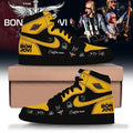 Personalized Bon Jovi Forever Tour Shoes Bon Jovi Merch Birthday Gift Ideas For Dad - Merchluma