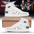 Personalized Bon Jovi Forever Tour Shoes Bon Jovi Merch Birthday Ideas For Brother - Merchluma