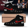 Personalized Bon Jovi Forever Tour Shoes Bon Jovi Merch Birthday Present For Brother - Merchluma