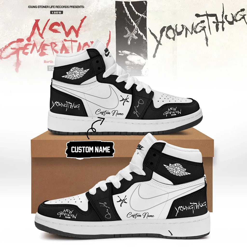 Personalized Young Thug The New Generation Tour Shoes Young Thug Merch Birthday Gift For Men - Merchluma