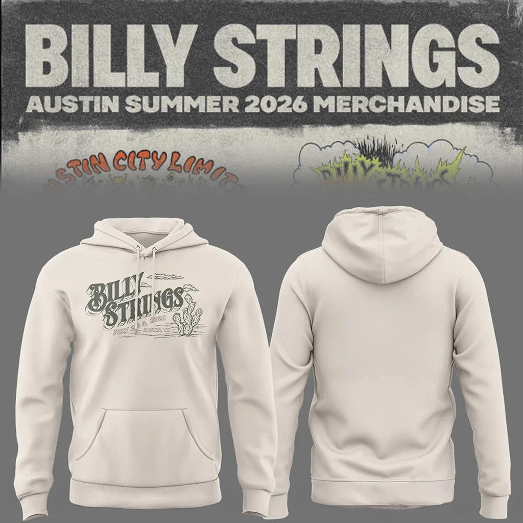 Billy Strings Tour 2026 Hoodie Billy Strings Austin Summer 2026 Merch Present For Husband - Merchluma