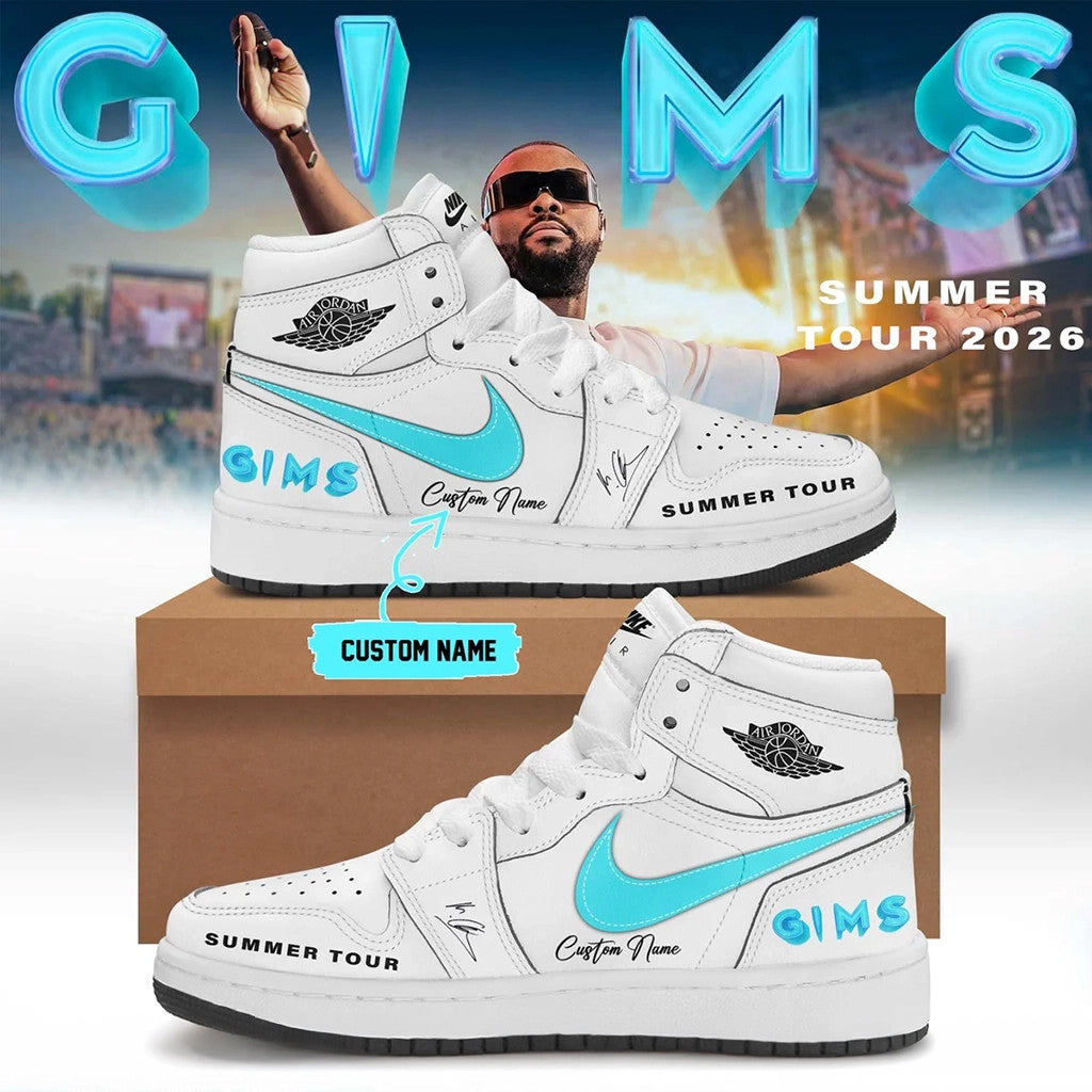 Personalized GIMS Summer Tour 2026 Signature Sneakers GIMS Merch Birthday Ideas For Son - Merchluma