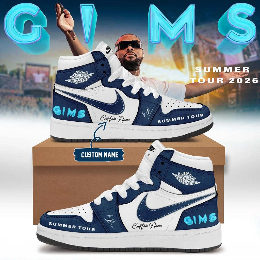 Personalized GIMS Summer Tour 2026 Signature Sneakers GIMS Merch Gift Ideas For Husband - Merchluma