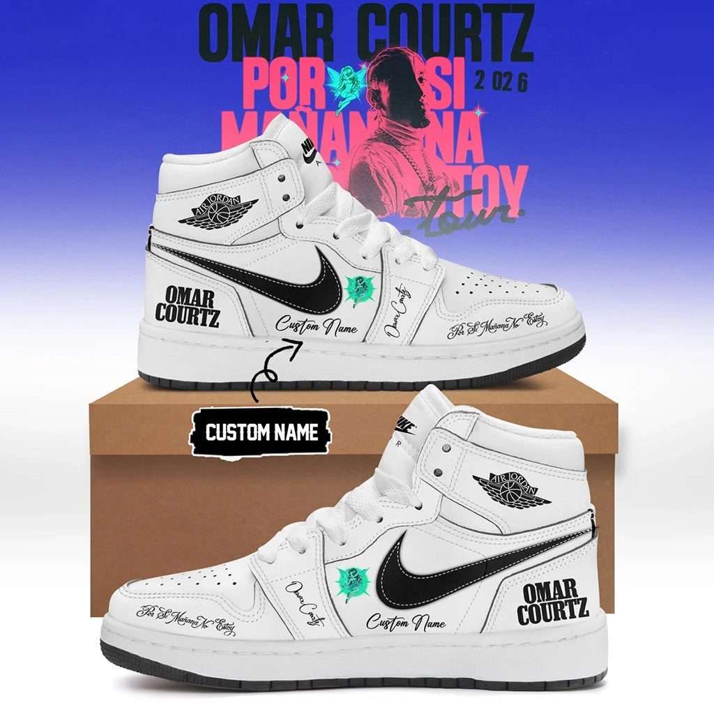 Personalized Omar Courtz Merch Por Si Manana No Estoy World Tour 2026 Shoes Unique For Fans - Merchluma