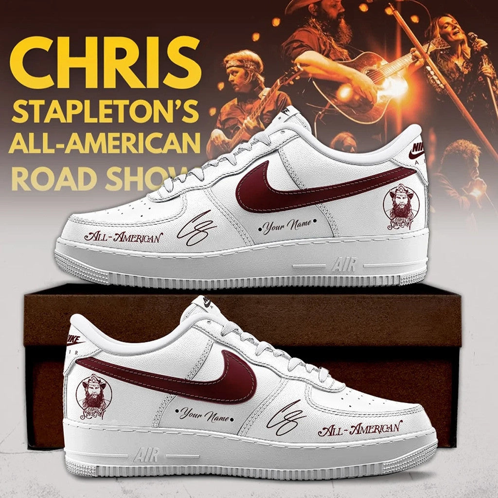 Personalized Chris Stapleton Merch 2026 All American Road Show Shoes Gifts For Die Hard Fans - Merchluma