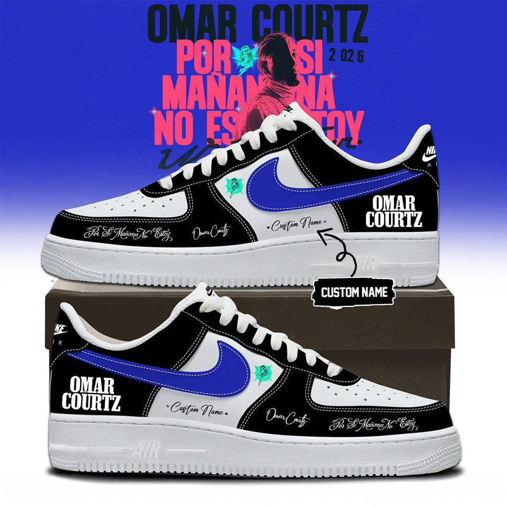 Personalized Omar Courtz Merch Por Si Manana No Estoy World Tour 2026 Shoes Present For Son - Merchluma