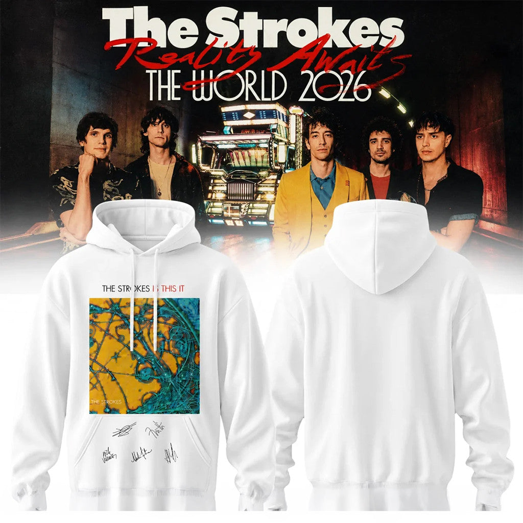 The Strokes Reality Awaits Tour 2026 Hoodie The Strokes Merch Best Gifts For Men - Merchluma