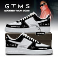 Personalized GIMS Summer Tour 2026 Signature Sneakers GIMS Merch Black White Shoes Fan Gifts - Merchluma
