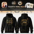 New York Mets x Fourth Wing Night Hoodie Black NY Mets Merch Gift For Brother In Law - Merchluma