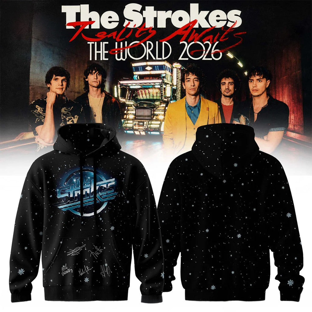 The Strokes Reality Awaits Tour 2026 Hoodie The Strokes Merch Birthday Gift For Men - Merchluma