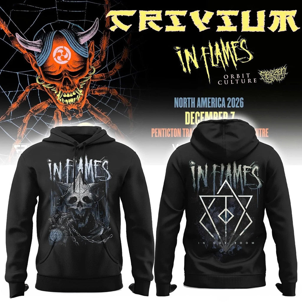 Trivium Merch In Flames The Crown In The Grave Tour Hoodie Birthday Gifts For Music Lovers - Merchluma