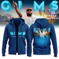 GIMS Summer Tour 2026 Signature Zip Hoodie GIMS Merch Blue Cool Gifts For Music Lovers - Merchluma
