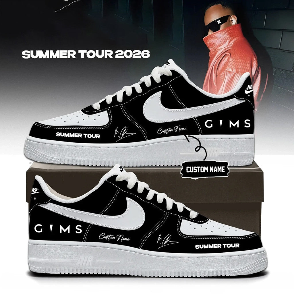 Custom GIMS Summer Tour 2026 Signature Sneakers GIMS Merch Music Lover Gifts For Him - Merchluma