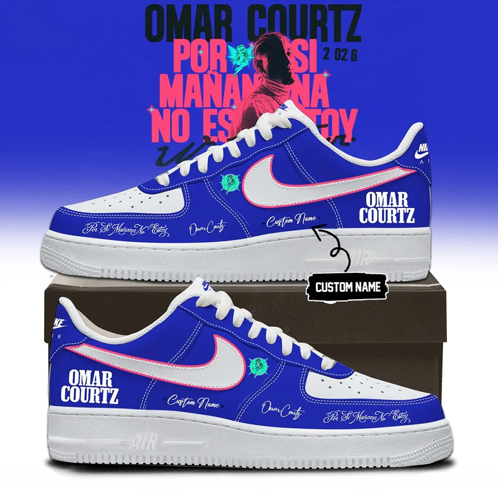 Personalized Omar Courtz Merch Por Si Manana No Estoy World Tour 2026 Shoes Best Gifts For Son - Merchluma