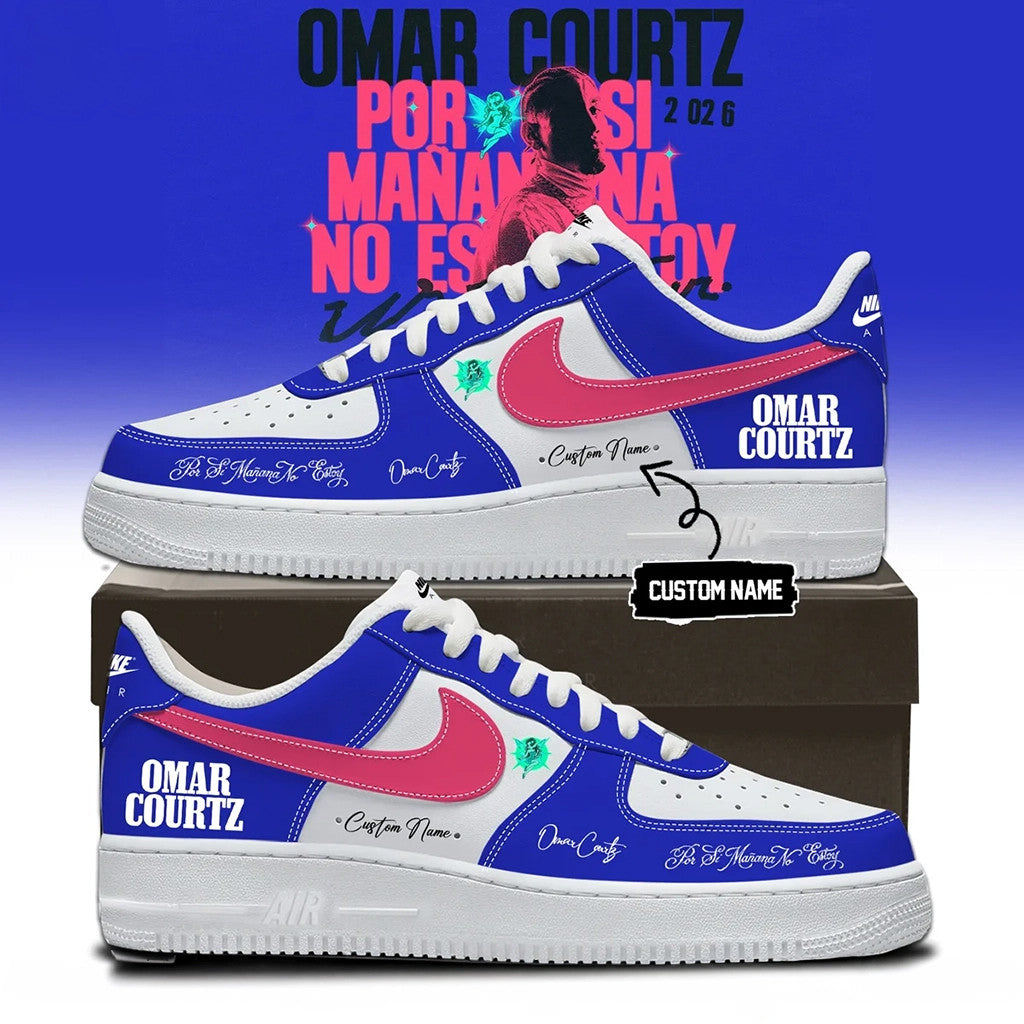 Personalized Omar Courtz Merch Por Si Manana No Estoy World Tour 2026 Shoes Gifts For Him - Merchluma