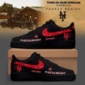 Custom Name New York Mets X Fuerza Regida Merch This Is Our Dream Stadium Tour 2026 Shoes - Merchluma