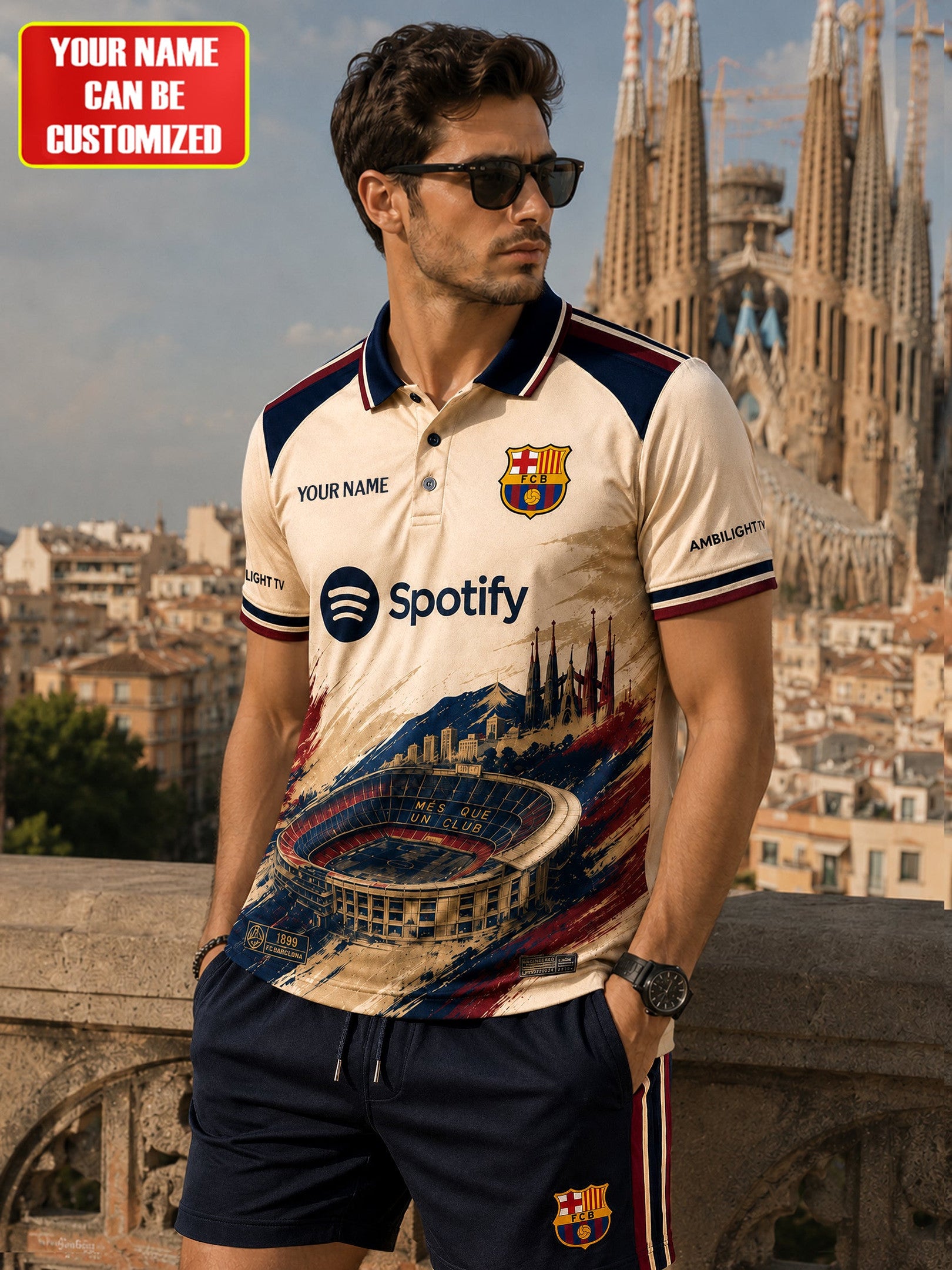 Personalized Barcelona FC 2026 Sport Shirt FC Barcelona Merch Gifts For Son In Law - Merchluma