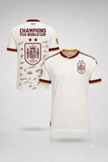 Spain 2026 World Cup Champions 2 Stars White Jersey Spain Football Gear Fans Gifts - Merchluma