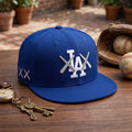 Los Angeles Dodgers KAWS XX Snapback Hat Los Angeles Dodgers Merch Birthday Gift - Merchluma