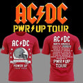 ACDC X Ohio State Buckeyes Football Power Up Tour 2026 T-Shirt Buckeyes Merch Gifts For Fans - Merchluma