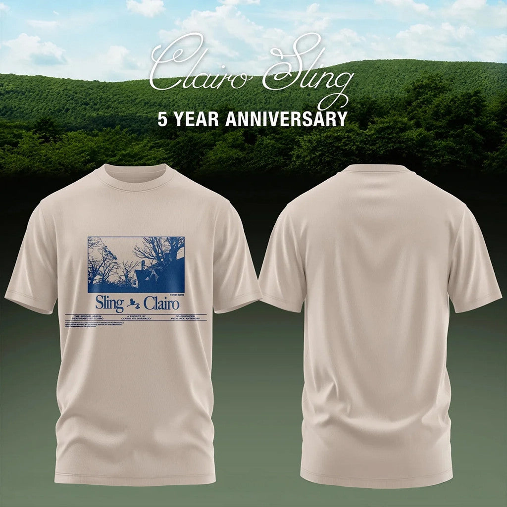 Clairo Merch Clairo Sling 5 Year Anniversary Shirt Presents For Music Lovers - Merchluma