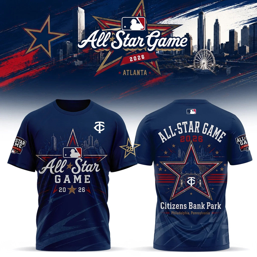 Minnesota Twins All Star Game 2026 250 America T-Shirt Minnesota Twins Merch Fans Gifts - Merchluma